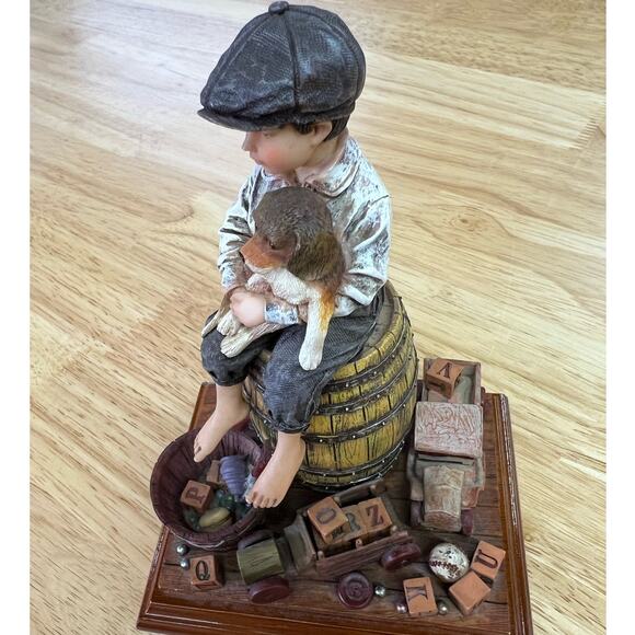 Rare Vintage 1998  Jim Daly "The New Puppy" Figurine # 1 /0222   Limited Edition - Picture 1 of 8
